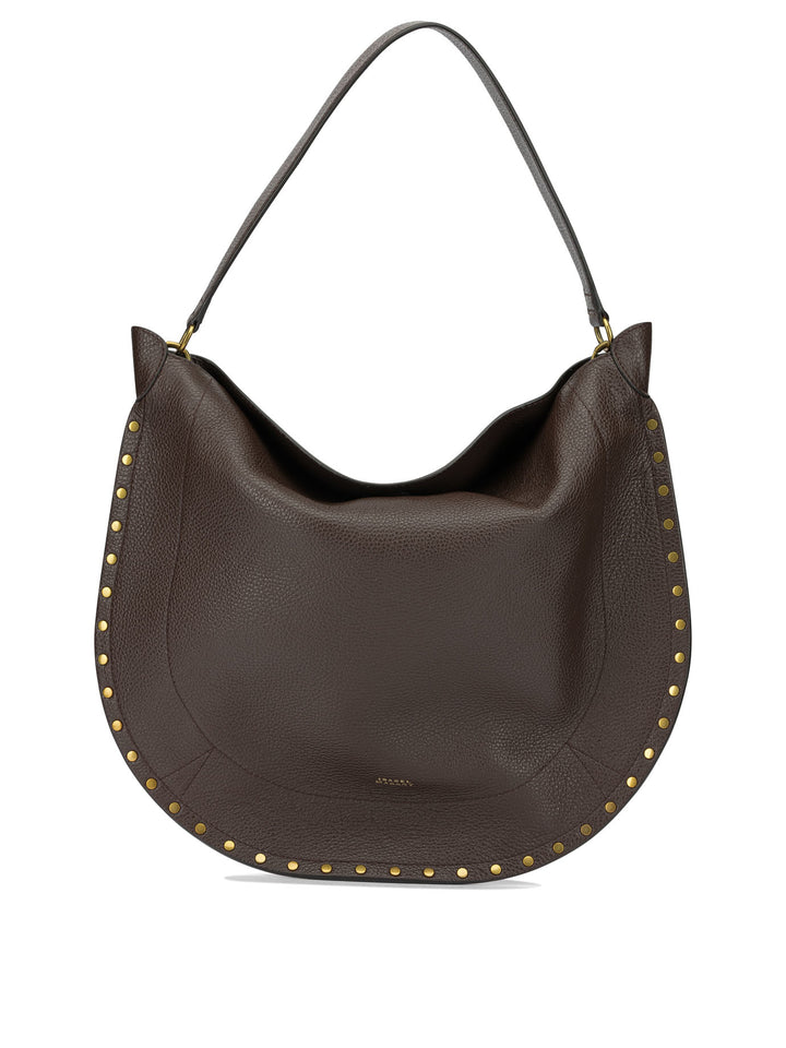 Isabel Marant Oskan Hobo Soft Shoulder Bags - Brown | 82fbecef71546b31ffb861dd55d83f91fb68075a