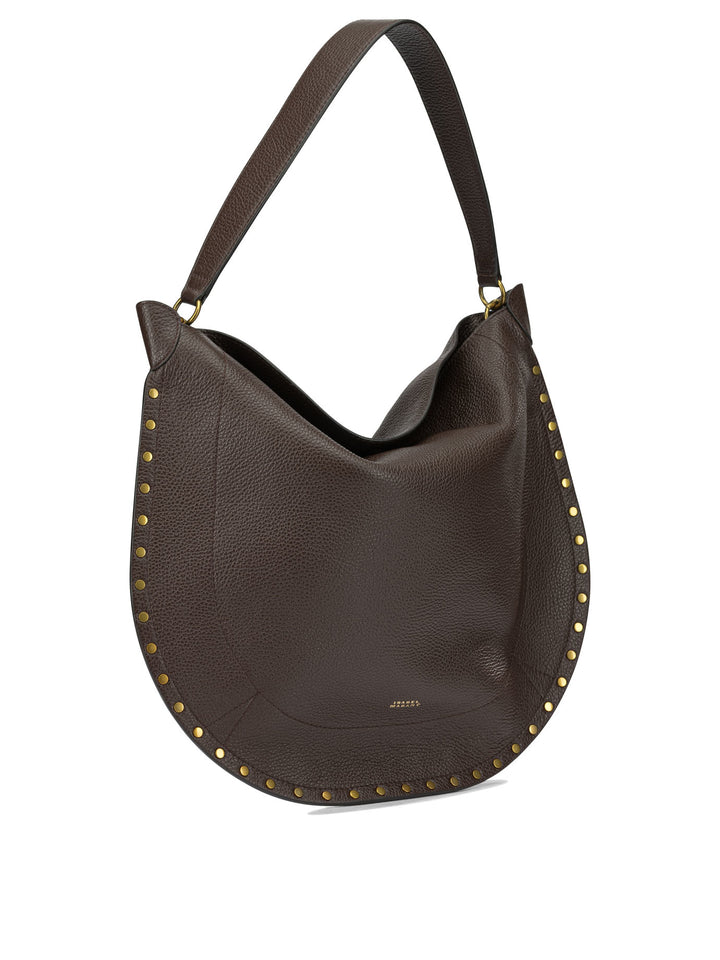 Isabel Marant Oskan Hobo Soft Shoulder Bags - Brown | 239fb81a9f636e09508e2355c153033e0bb3fdb3