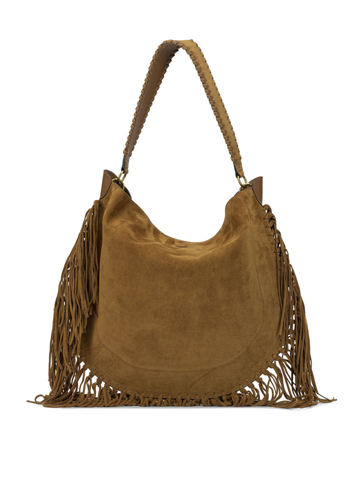 Isabel Marant Oskan Hobo Soft Shoulder Bags - Brown | d43da637a76eb6e8d6d3167c749c7e97e6f9ca57