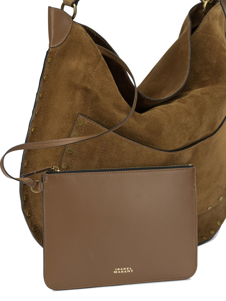 Isabel Marant Hobo Pocket Shoulder Bags - Brown | 593a8481918ec7357708c68813c9c5613728f8d0