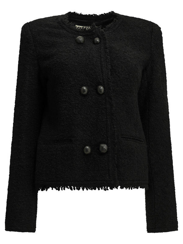 Suely Jackets And Coats Black