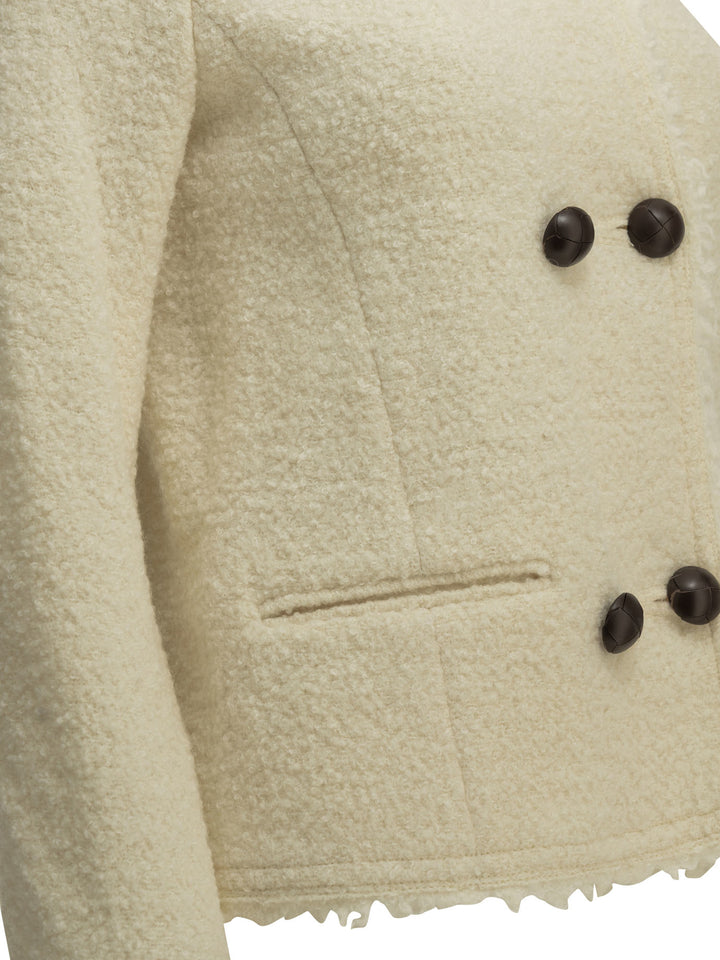 Isabel Marant Suely Jackets and Coats - White | 99dba8f587c69f71cecb2247216515d7330825ef