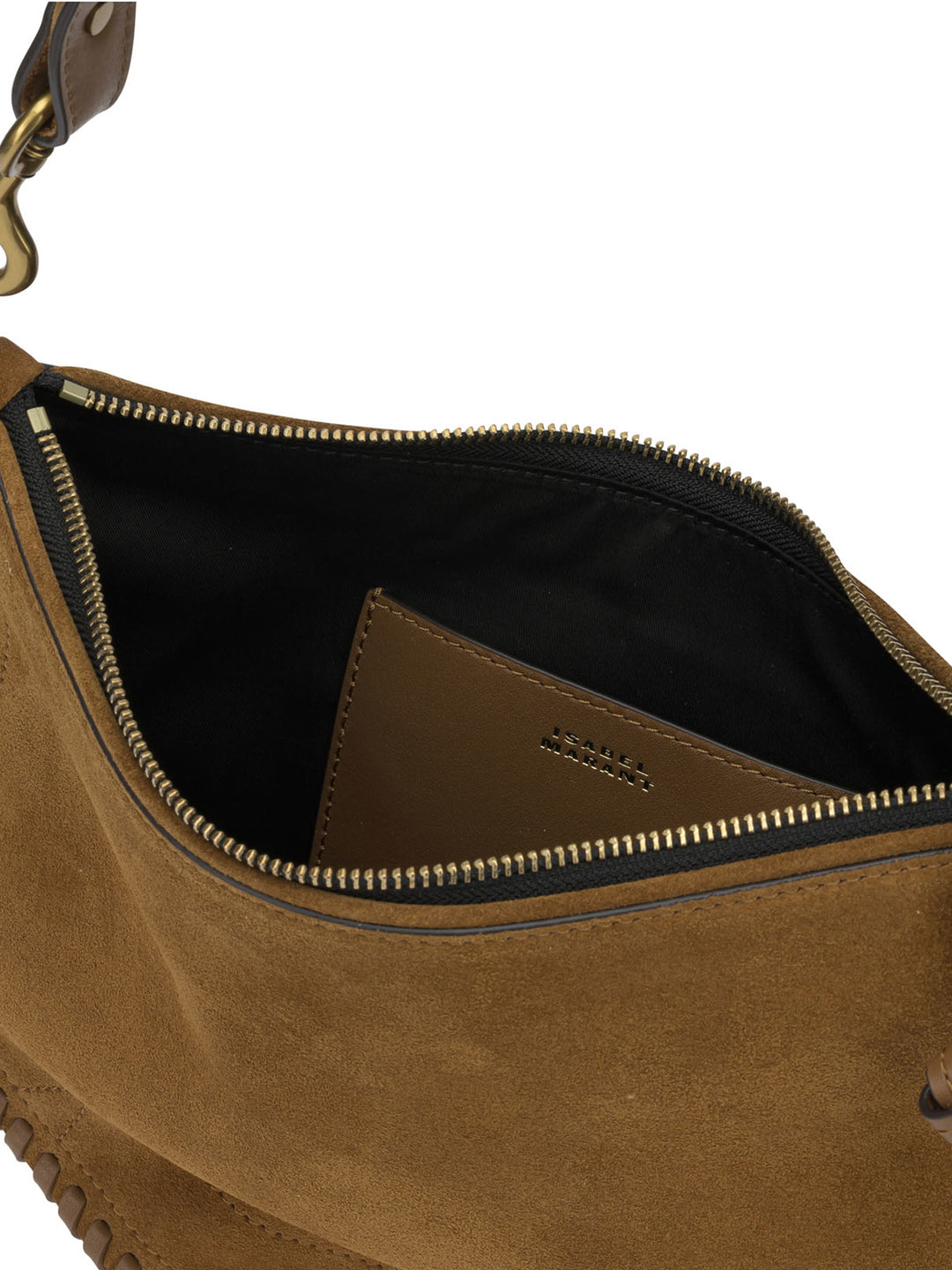 Isabel Marant Oskan Soft Shoulder Bags - Brown | 4f695f3ef09b14a2dfb14fd35a7a67a98433fdfe