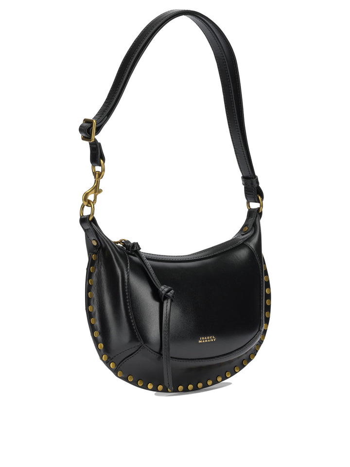 Isabel Marant Oskan Moon Shoulder Bags - Black | d0556ec60ee8614601cd085cce548da342c7f83c
