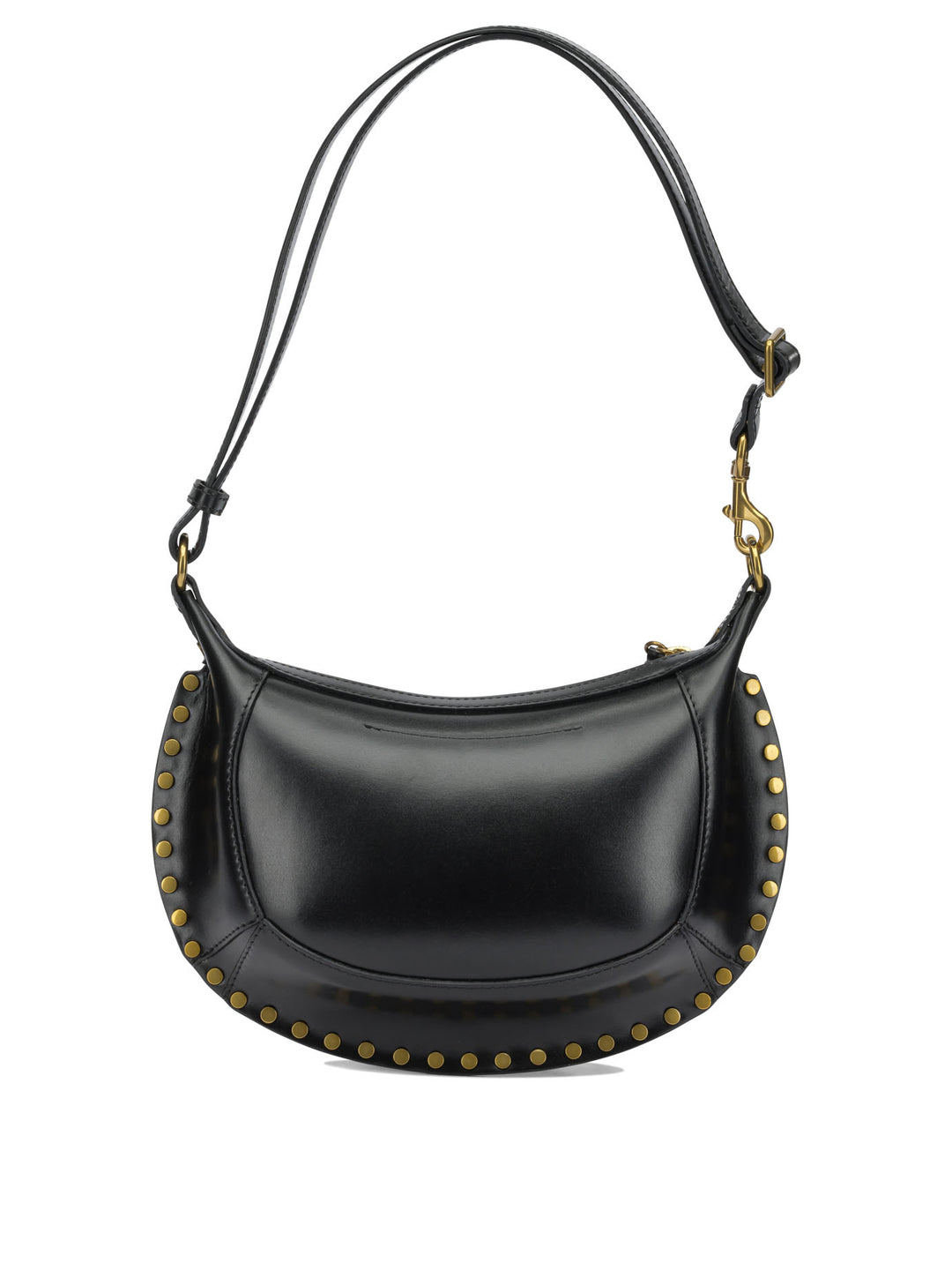 Isabel Marant Oskan Moon Shoulder Bags - Black | 28d6c3b77afe9ac49945c9ff804c905d2499eb63