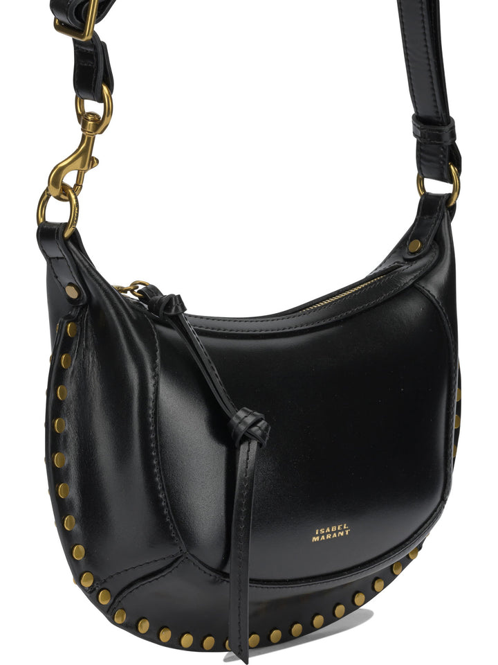 Isabel Marant Oskan Moon Shoulder Bags - Black | c56ace85f0449be56f3189186948193015118203