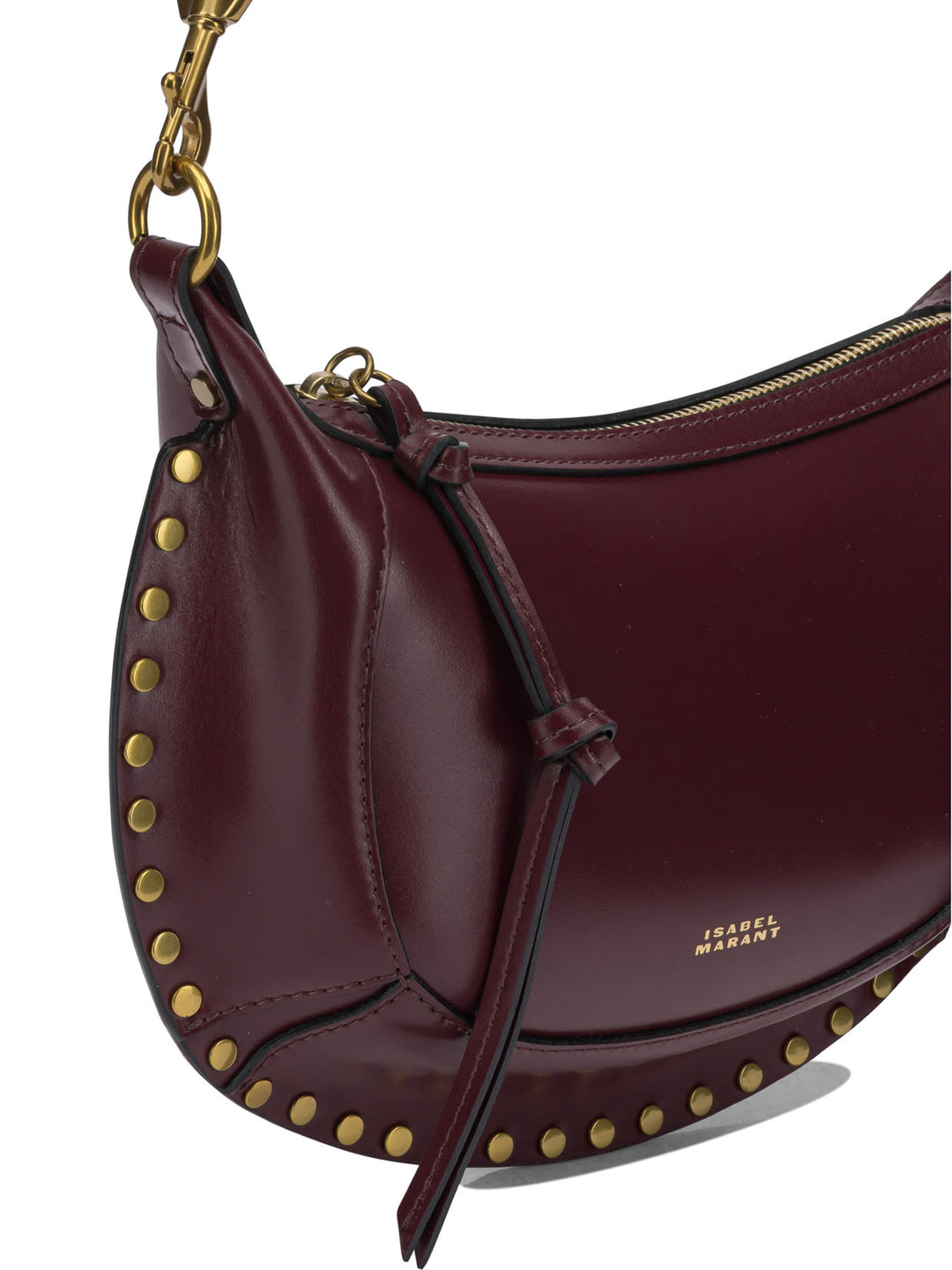 Isabel Marant Oskan Moon Shoulder Bags - Bordeaux | 0a60ad41d0bdea2133bfbdc2826058c08fb01847