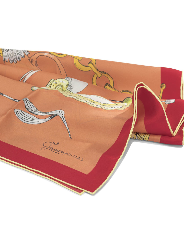 Jacquemus Le Grand Foulard Cocktail Sciarpe & Foulard - Orange | ed0973180112f7c68ae413673f8bd9967ac086ad