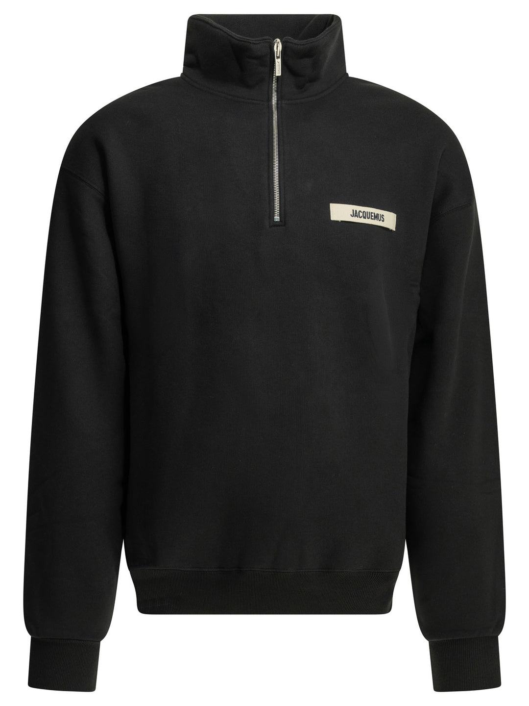 Jacquemus Le Camionneur Gros Grain Sweatshirts - Black | 08a669187f2b189d64403b16c8f18a5a8e82c456