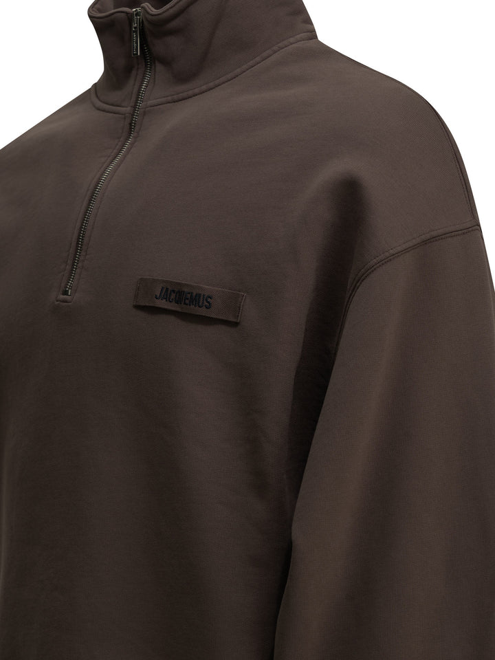 Jacquemus Le Camionneur Gros Grain Sweatshirts - Brown | 3653d813a1a375b0afaa687a2fa4686d50df37b8
