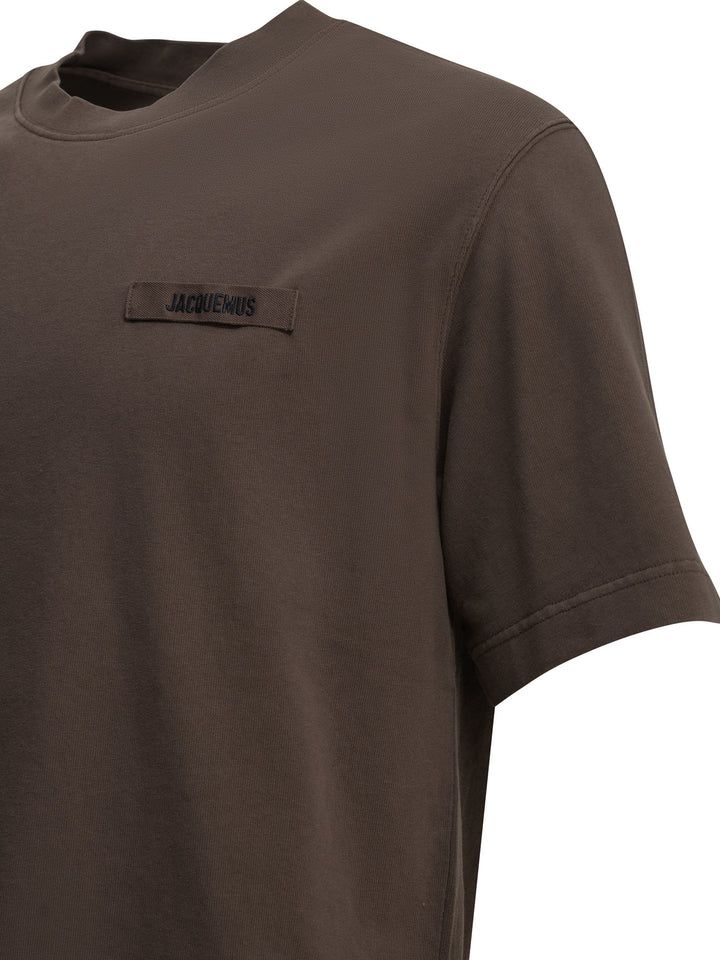 Jacquemus Gros Grain T-shirts - Brown | 844a3113f71669e8c3461be155618e2b45c92088