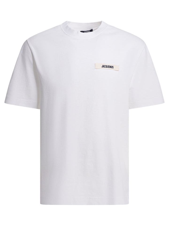 Jacquemus Gros Grain T-shirts - White | fc3e0d6fb3e5d91c205e10e5a50479399d4263ad