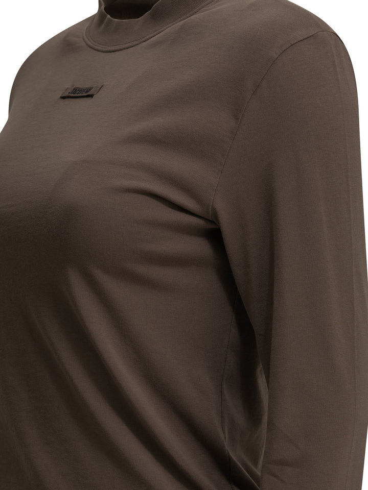 Jacquemus Gros Grain T-shirts - Brown | 1337d6fd5898309982aab0efb23b66de505eb940