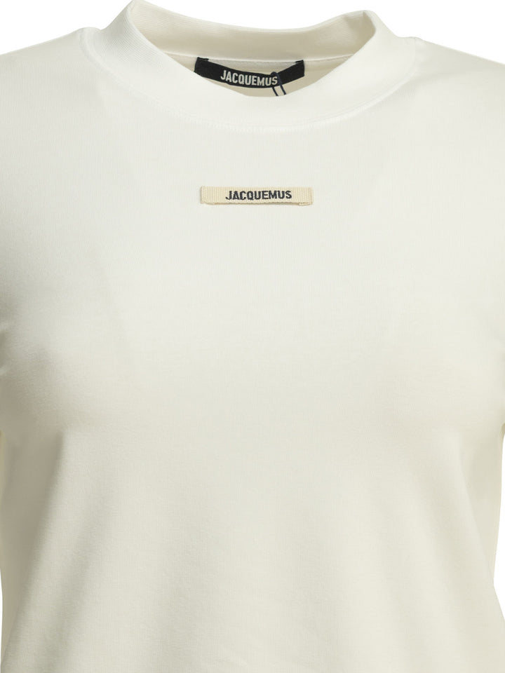 Jacquemus Gros Grain T-shirts - White | 590c1e0299c51bb3c98319a585b98d859c3d9aaa