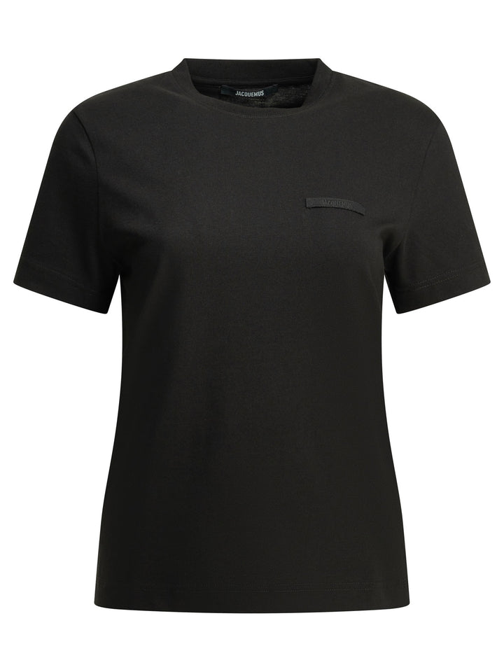 Jacquemus Gros Grain T-shirts - Black | fe174a84a1ff896ea2048e22586ac27c3a393c5c