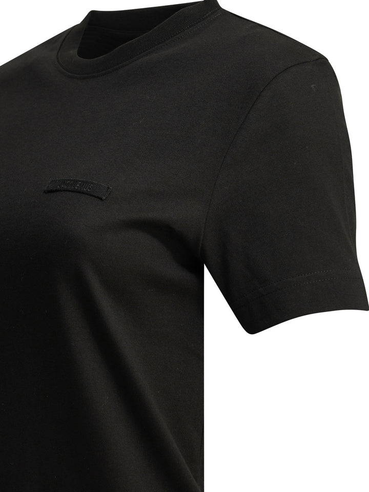 Jacquemus Gros Grain T-shirts - Black | e3ef19847276182d41649927e0f21d71c57c0443
