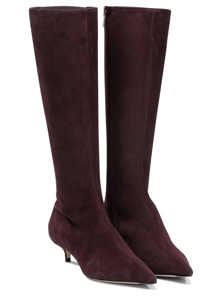 Jimmy Choo Amis 35mm Boots and Ankle Boots - Bordeaux | a3ea6b05364a1a365000879a7169a1dff26347e4