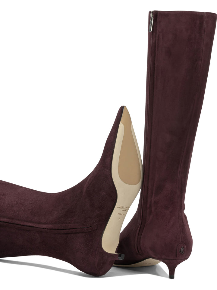 Jimmy Choo Amis 35mm Boots and Ankle Boots - Bordeaux | f6fad9cdc5a365045e73afeec9adf0e3daa05b9a