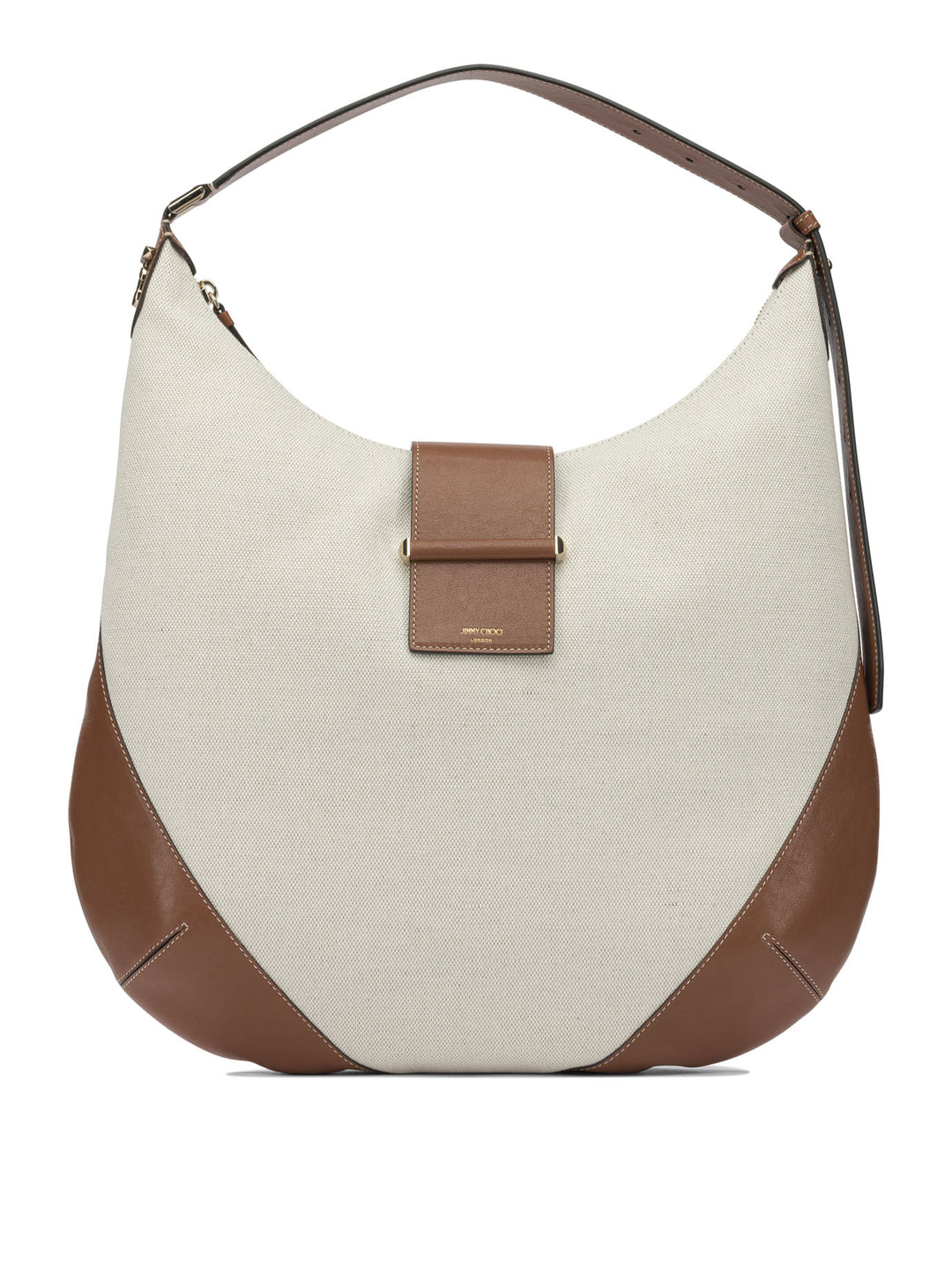Jimmy Choo Bar Hobo Shoulder Bags - Beige | b55cb5932cbbad037521fd52c58f4953aaf9179b