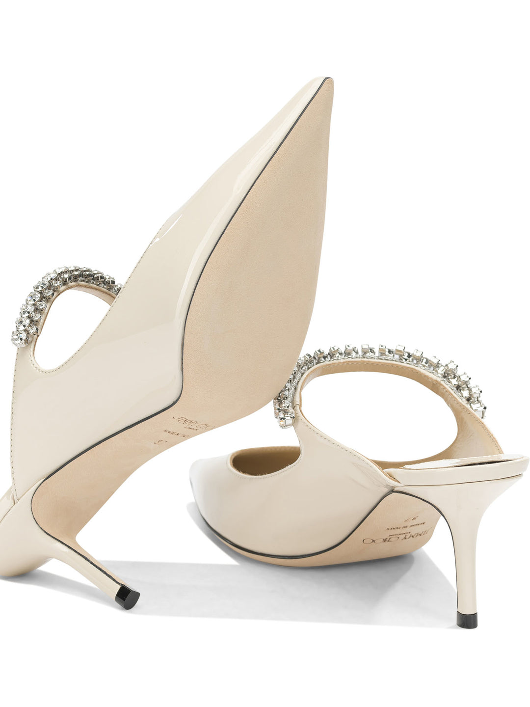 Jimmy Choo Bing 65mm Heeled shoes - White | cd6f28afb2672755f5a5d3803e7cd63878f9e375