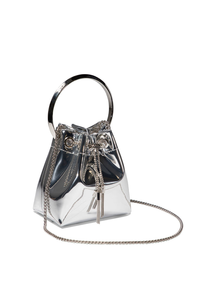 Jimmy Choo Bon Bon Handbags - Silver | 64cab8834b18c6dd0aec79e2f9014a4c7cd7576b