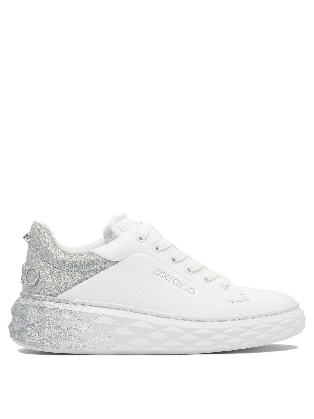 Jimmy Choo Diamond Maxi F Ii Sneakers & Slip-On - White | f6121264d9cc817c2d10d1540b7e92e99b7b6377