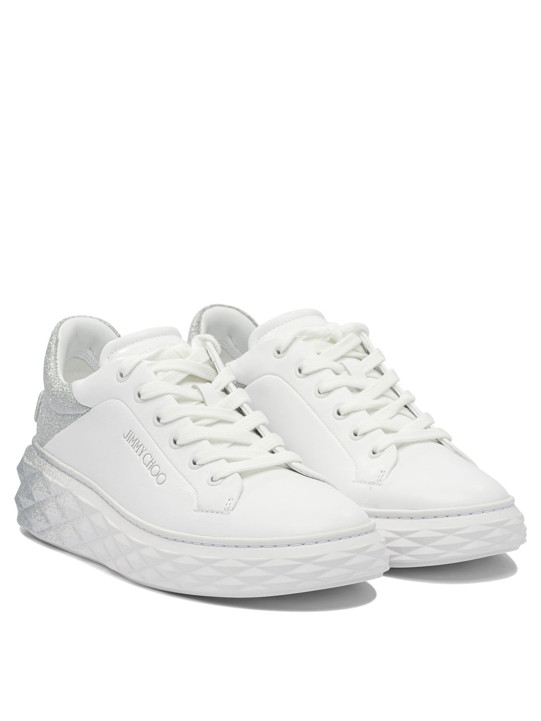 Jimmy Choo Diamond Maxi F Ii Sneakers & Slip-On - White | 4c8544a1da3b10bf346d0f2ac95faaee4079a5f1