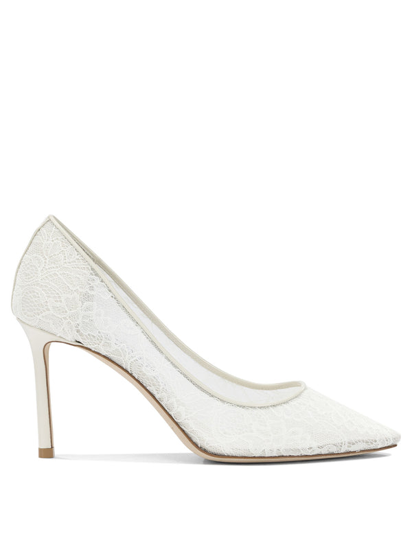 Romy 85mm Heeled Shoes White