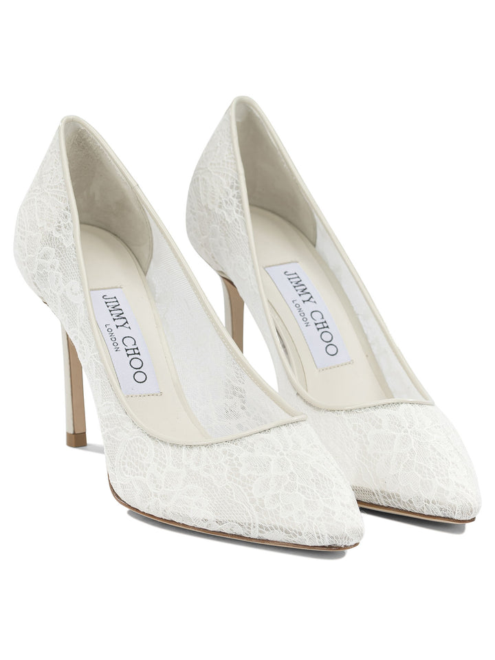 Jimmy Choo Romy 85mm Heeled shoes - White | 880004fd7eb31263d503dd258846070f42608b58