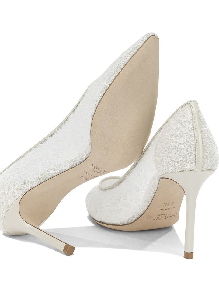 Jimmy Choo Romy 85mm Heeled shoes - White | ccc62cb5b5bbc3be49c6188a0993ef0531d0be95