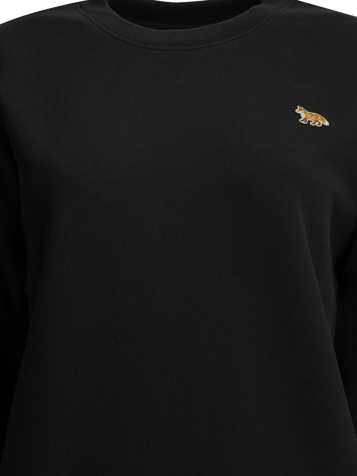 Maison Kitsuné Baby Fox Sweatshirts - Black | b4a3a6888e456f15e960550d96f8c63e55ea8fa2