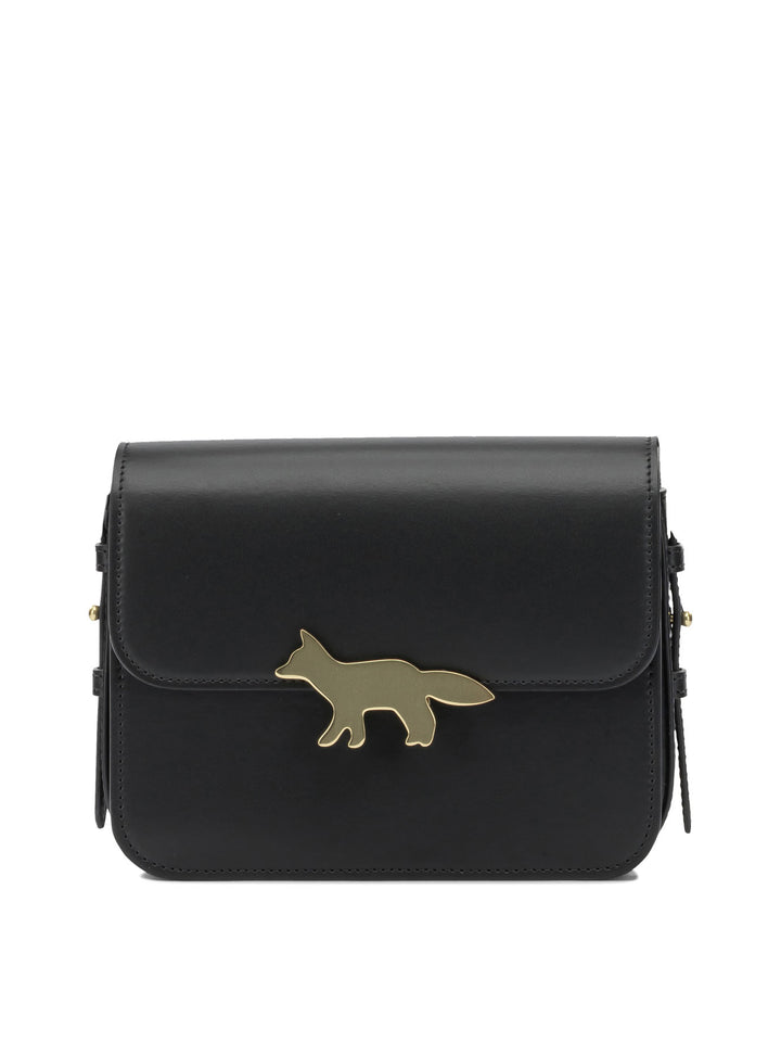 Maison Kitsuné Edie Crossbody Bags - Black | ca0818e5d817ee2d45f8d77e549ec43a417f6201