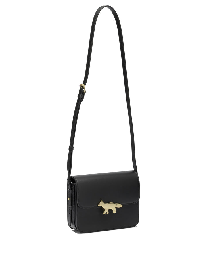 Maison Kitsuné Edie Crossbody Bags - Black | 10b63cd8088b03a97b354098cf194a3cfd452d50
