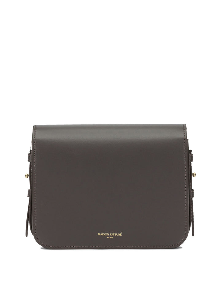 Maison Kitsuné Edie Crossbody Bags - Brown | 116b017087c0ce24778e91d2b16be8f7c8f9dfab