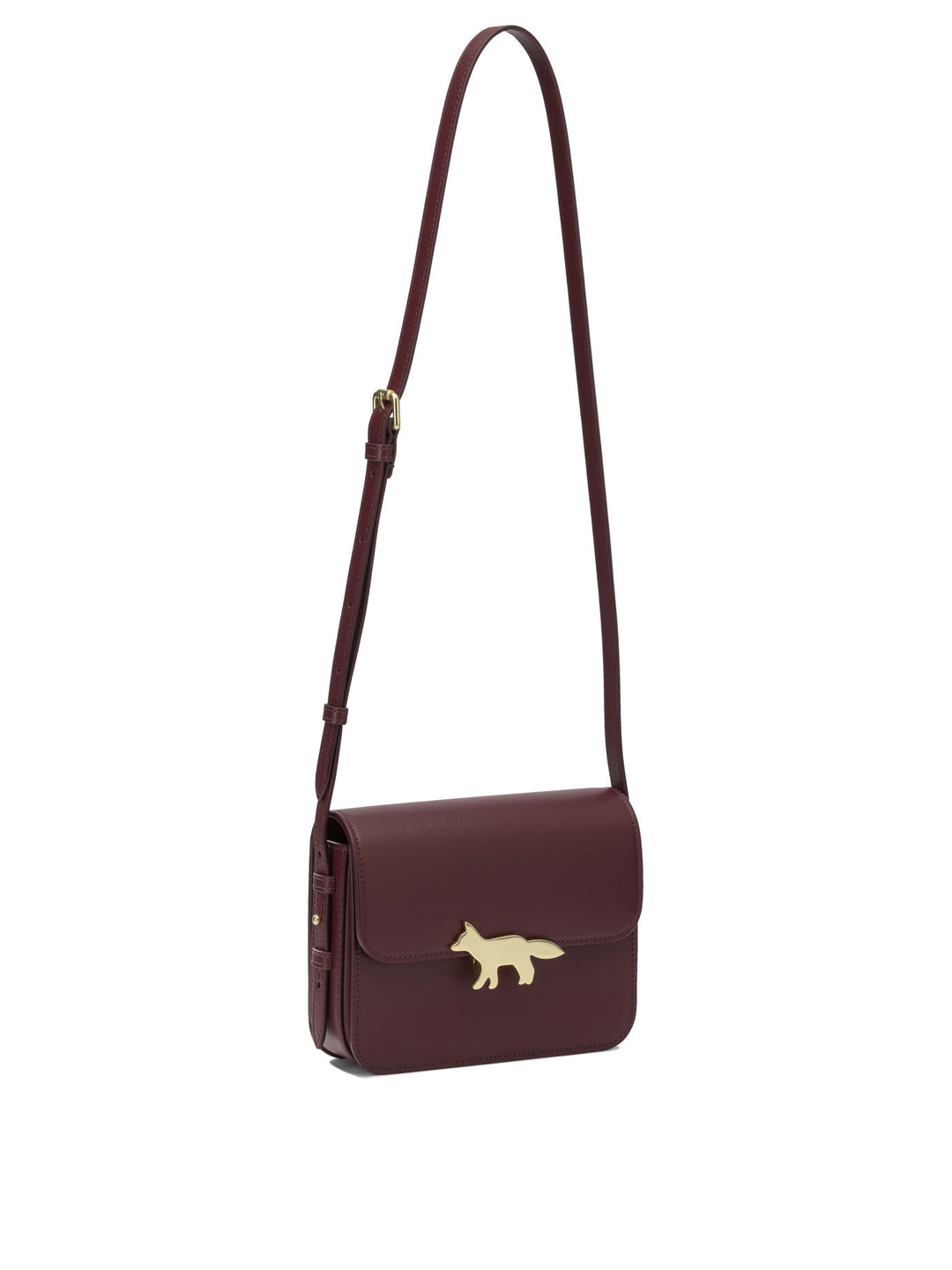 Maison Kitsuné Edie Crossbody Bags - Bordeaux | 8013a87771443688b4c95073162761ac5aca8960