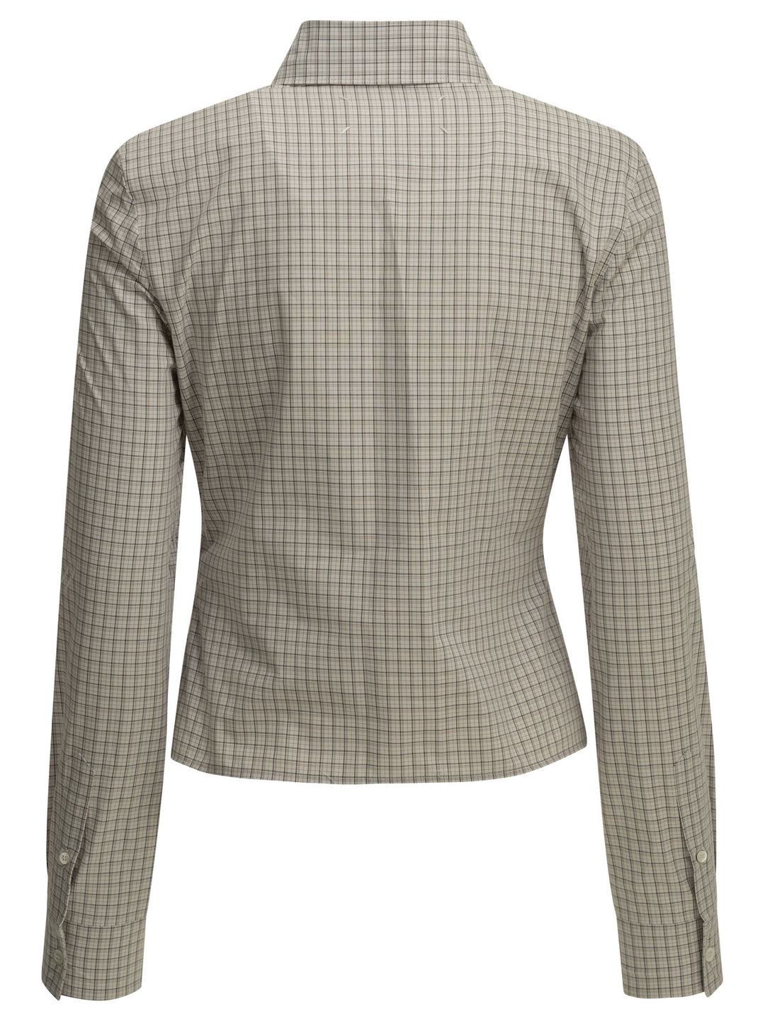 Maison Margiela Pointed Hem Shirts - Grey | a58de4c2c679724386bd0efe6f35a4177b2e465e
