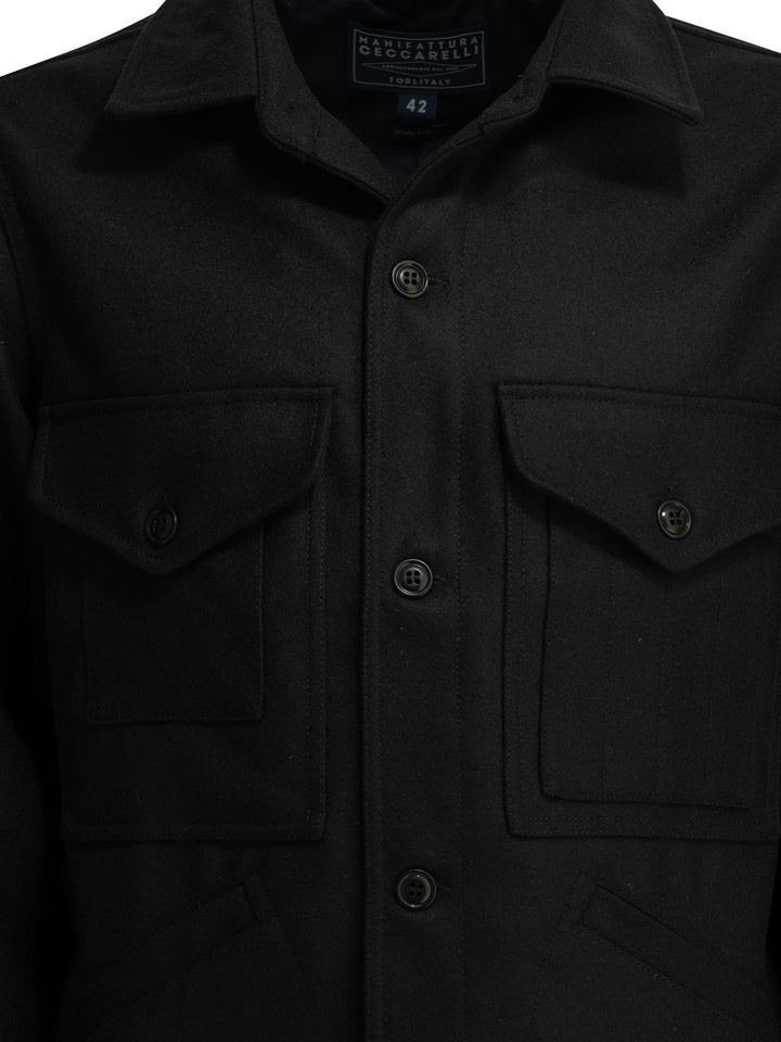 Manifattura Ceccarelli Cruiser Jackets and Coats - Blue | f4a9fd3c04ffb0b0c766da66e40cd187f3e7a772