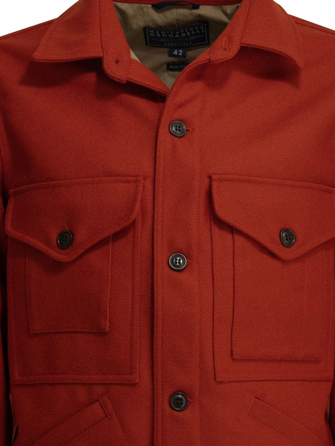 Manifattura Ceccarelli Cruiser Jackets and Coats - Red | 897f6a9fc01601deab6ab6492618033fbe9030bf