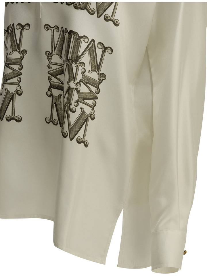 Max Mara Casual Silk Shirt Shirts - White | e1a7ec8f494a772a76ce950e65597503f2450842