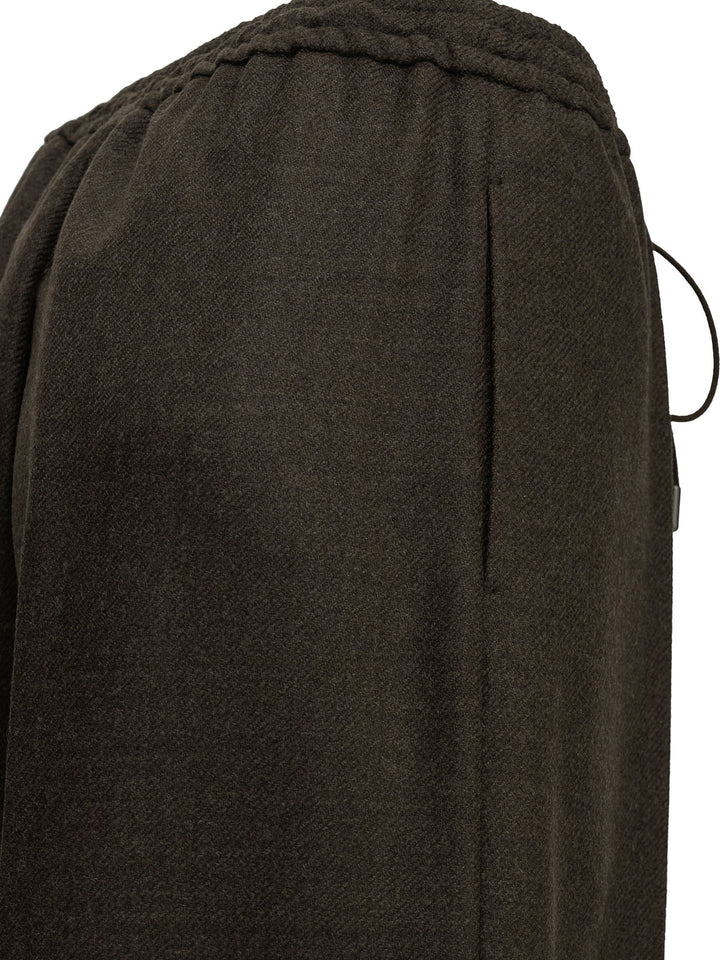 Max Mara Tailored Wool Pants Trousers Brown