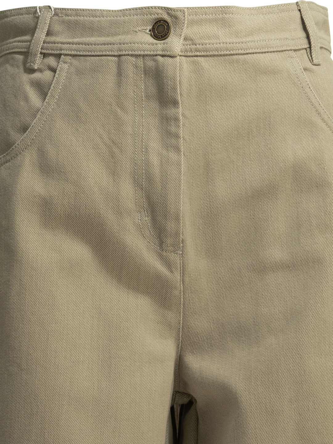 Max Mara Casual Wide-Leg Pants Trousers - Beige | fd3bc01aeb7b918f314c74a59a9f5c306c798b53