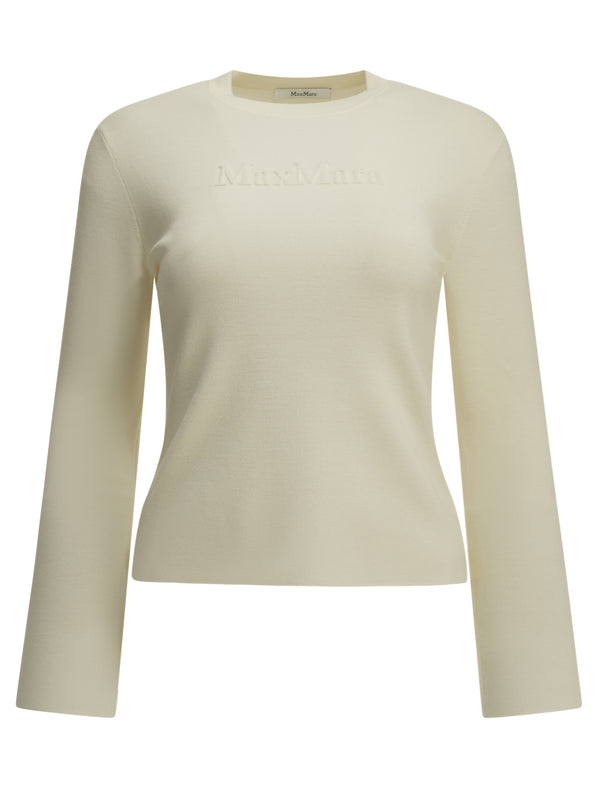 Round-Neck T-Shirt Made Of Virgin Wool T-Shirts White
