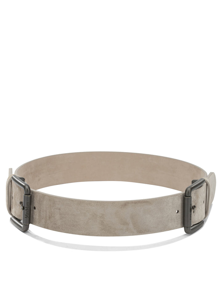 Max Mara Suede Belt With Studs Belts - Beige | 6757d61c2f1cd9e5f1d790f0be6ad2933924f4ac