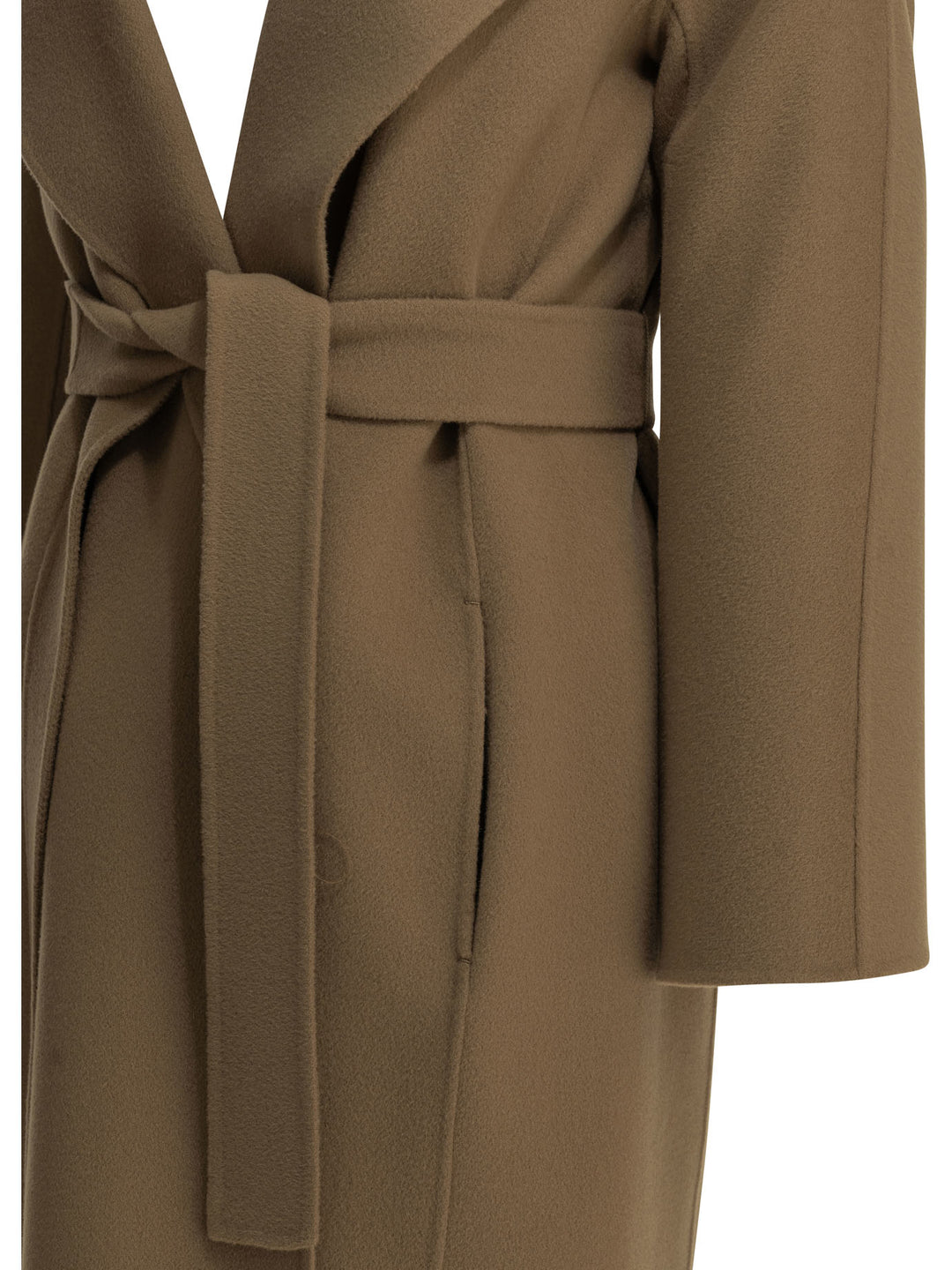 Max Mara S Long Wool Coat Jackets and Coats - Beige | 727197f355f65b8a5374976a273ffcb416b800eb