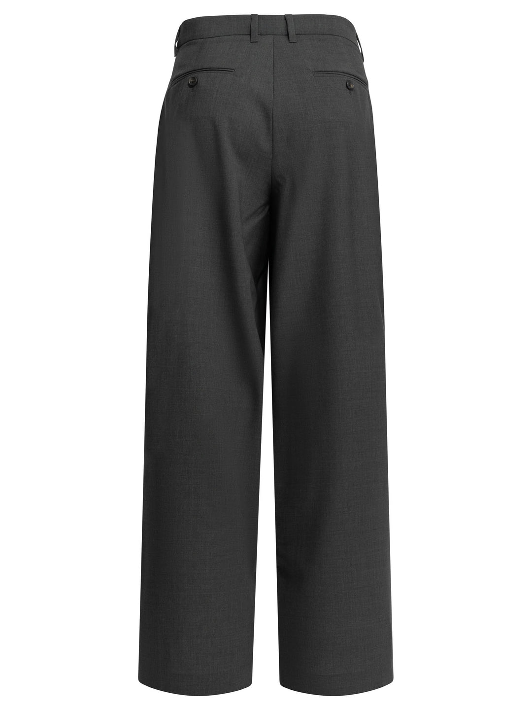 Max Mara S Tailored Wool Pants Trousers - Grey | 308a0762ce24a78601381b41c0378655d182c70e