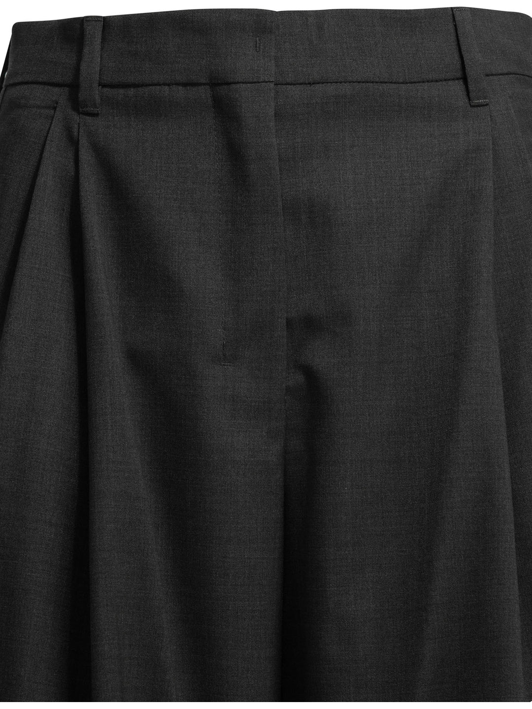 Max Mara S Tailored Wool Pants Trousers - Grey | 3e521f43b6b75e6bc24ecc94b70ef1f514d76fee