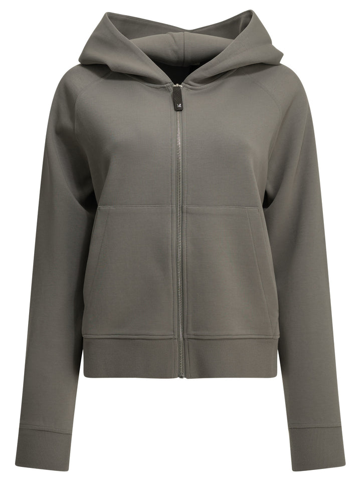 Max Mara S Hooded Sweatshirt Made Of Cotton Jersey Sweatshirts - Grey | c11d8214627e44e3e71322f33a7dc104af73738a