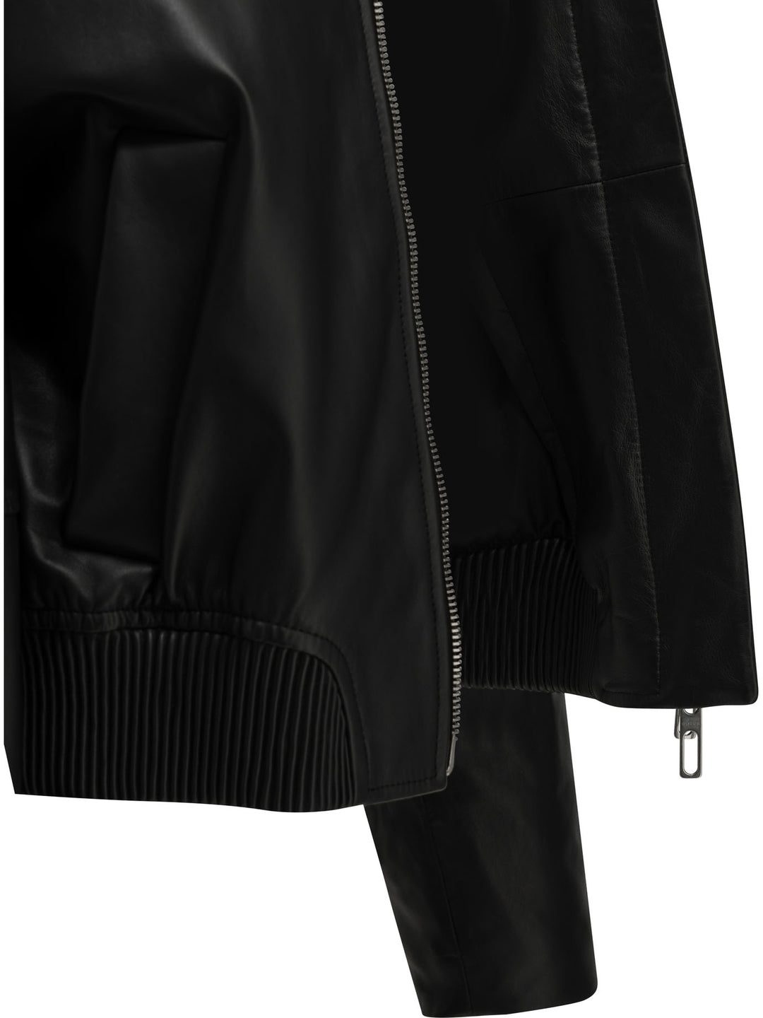 Max Mara Sportmax Nappa Leather Jacket Jackets and Coats - Black | 12c4777128be46197d5439df09ab8d1d02d93e1a
