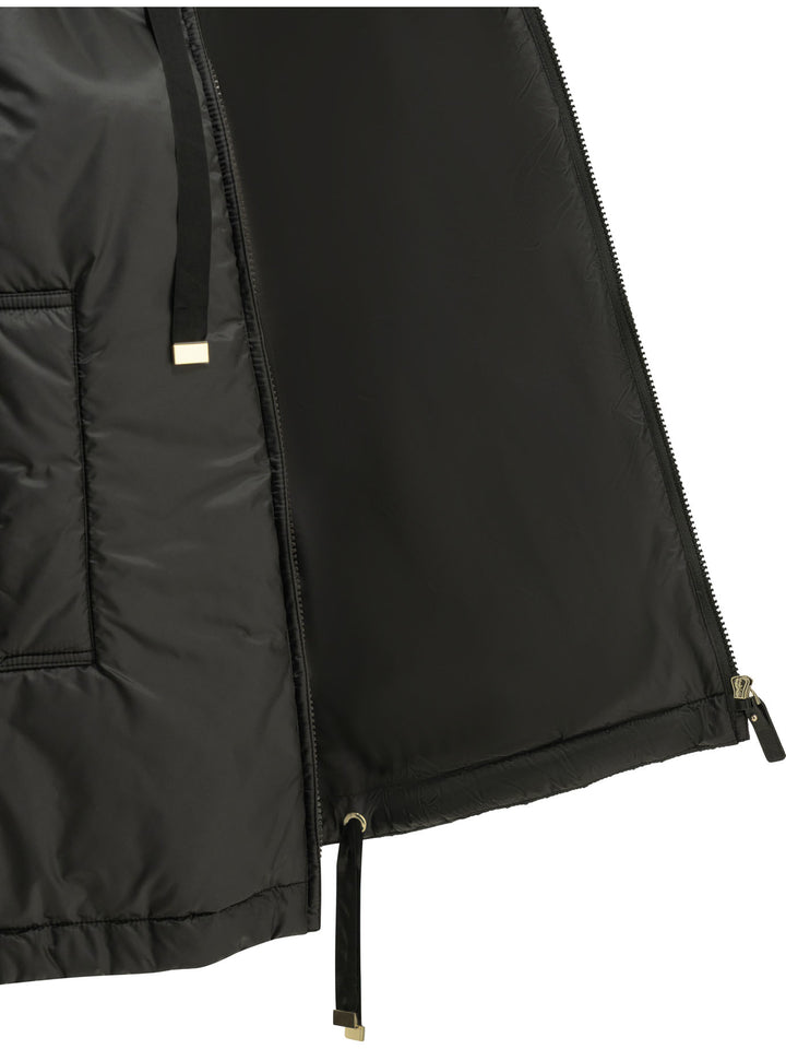Max Mara The Cube Water-Repellent Sleeveless Jacket Jackets and Coats - Black | 8e3604553b57b29a21cbbf1a0807386e8aca03d7