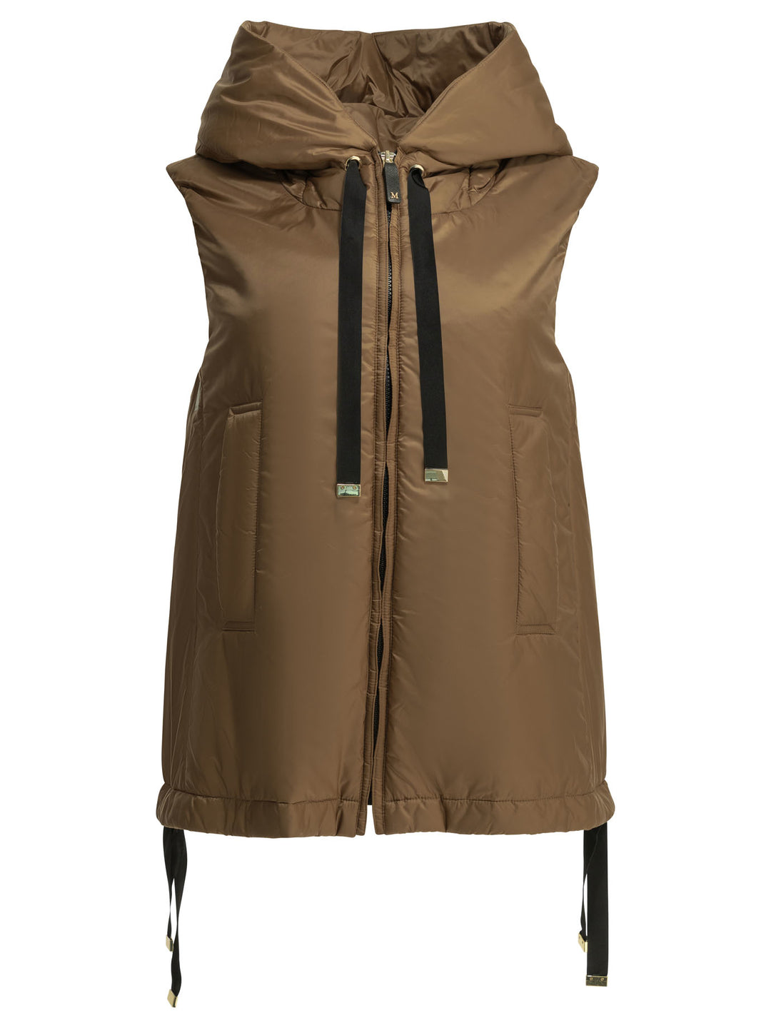Max Mara The Cube Water-Repellent Sleeveless Jacket Jackets and Coats - Brown | 36470248def02853908128aa885afd0f51c1e998